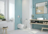 Zestaw WC podtynkowy 6 w 1 biały chrom CDES6ZPW