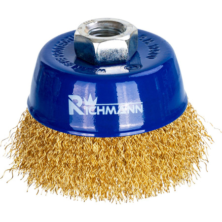 SZCZOTKA DO SZLIF. DOCZOŁOWA 75 MM MOSIĄDZOWANA