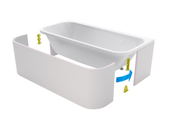 EXCELLENT Flex obudowa do zabudowy wanny Arana OBEX.ARA.18WH