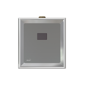 Automatyczny zawór spłukujący do pisuaru, chrom, 12 V (zasilanie sieciowe)