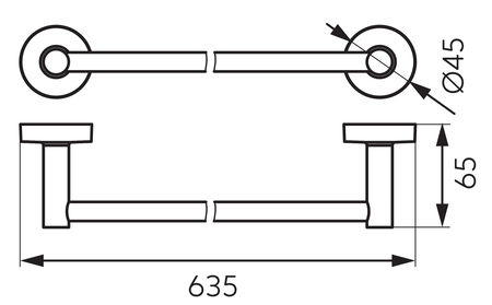 EMOTION półka narożna na kosmetyki, biały