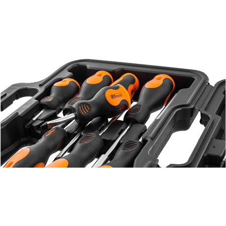 WKRĘTAKI + BITY 58 ELEM. PLASTIKOWE PUDEŁKO CR-MO