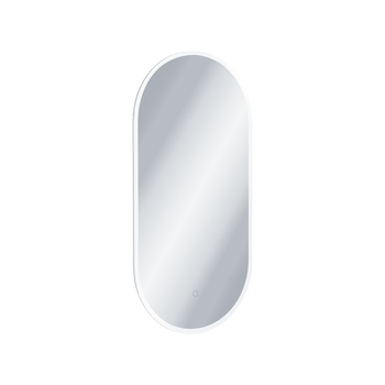 EXCELLENT Lumiro lustro łazienkowe 100x50 cm owalne, oświetlenie LED mata grzewcza, rama akrylowa DOEX.LU100.050.AC