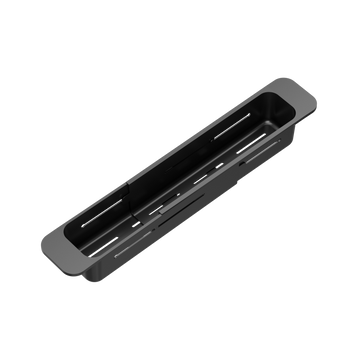 Wkładka do zlewozmywaka / regulowana szerokość 400-560 x80 mm  (gł 65mm) czarny