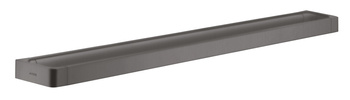AX Universal Softsquare Wieszak na ręcznik kąpielowy 600 mm, Czarny Chrom Szczotkowany