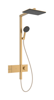 HG Raindance Alive Q Komplet prysznicowy 210/340 1jet EcoSmart z termostatem ShowerSelect Comfort, Brąz Szczotkowany