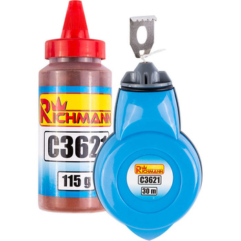 SZNUREK TRASERSKI 30M + KREDA CZERWONA