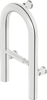 Uchwyt ścienny z miejscem na papier - 2w1 stal NIV 041F