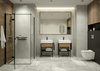 Zestaw WC podtynkowy 6 w 1 biały chrom CDZS6ZPW
