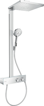 HG Raindance E Komplet prysznicowy 300 1jet EcoSmart z termostatem ShowerTablet 350, Chrom