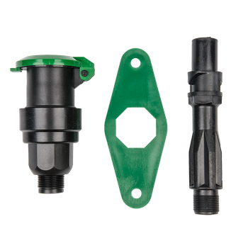 Zawór ogrodowy GZ 3/4", wtyk GZ 3/4" - 1szt.