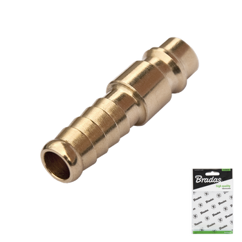 Wtyk z nyplem na wąż 12,5mm MOSIĄDZ