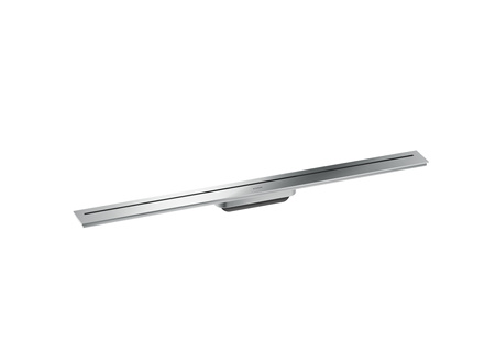 AX Drain Element zewnętrzny odpływu liniowego 900, montaż odsunięty od ściany, Chrom