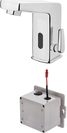 Bateria umywalkowa bezdotykowa z regulacją temperatury - 4xAA stała chrom Sensor BCH 029R