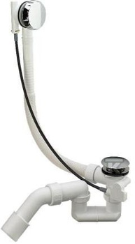 Syfon wannowy Viega SIMPLEX 495121 odpływowo-przelewowy płaskie wykonanie