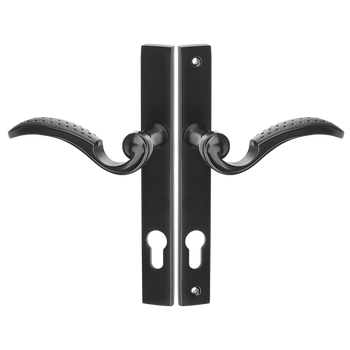 BARON klamka na szyldzie długim na wkładkę