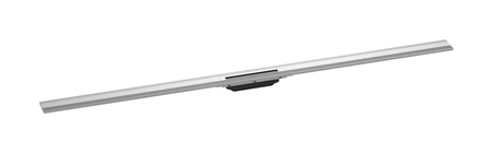 HG RainDrain Flex Element zewnętrzny odpływu liniowego 1600 z możliwością przycięcia, montaż przyścienny, Stal Szlachetna Szczotkowana