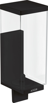 AX Universal Rectangular Dozownik mydła w płynie, Czarny Matowy