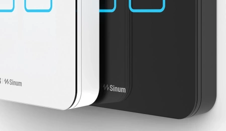 Trójpolowy bezprzewodowy dotykowy szklany włącznik z regulatorem temperatury WSR-03