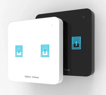 Przewodowy dwupolowy dotykowy szklany włącznik rolet WZ-02m