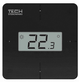 Przewodowy regulator temperatury Sinum R-S1 czarny