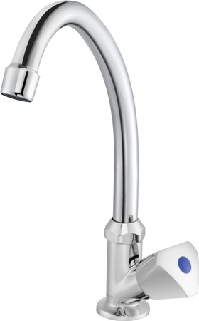 Bateria umywalkowa do wody zimnej lub zmieszanej obrotowa chrom  BEZ 026L