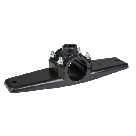 PN10 Obejma na podstawie do rur PE 50 mm / GW 1/2"