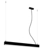 Lampa wisząca PINNE 67 czarna 3000K