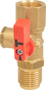 Kurek manometryczny AMC 2-drogowy, G1/2" x GW G1/2", PN25
