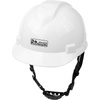 KASK OCHRONNY BIAŁY HDPE, 4-PUNKT. MOCOWANIE, CE