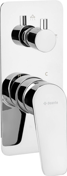 Bateria prysznicowa podtynkowa z przełącznikiem natrysku chrom BGJ 044P