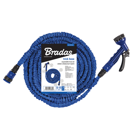 Zestaw ogrodowy TRICK HOSE  5m - 15m (niebieski)