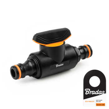 BLACK LINE Zawór 2 x wyjściem na  szybkozłącza