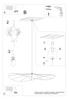 Lampa wisząca ESKOLA 140 czarna