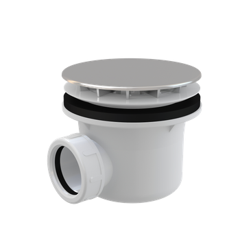 Syfon brodzikowy korek, chrom