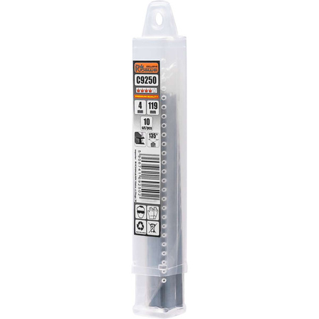 WIERTŁO DO METALU DŁUGIE 4 MM (119 MM) PROFI