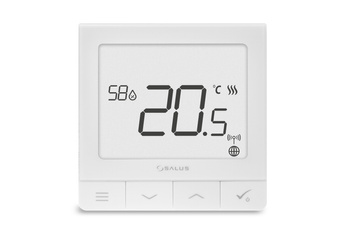 Salus przewodowy, podtynkowy regulator temperatury SQ610 Quantum, 230 V, biały