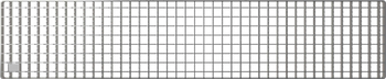 Kratka maskująca do wpustu skrzynkowego 1 m, stal nierdzewna AISI 304