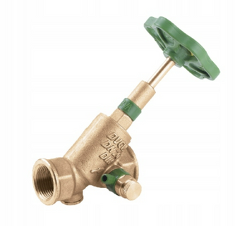 Zawór Schlosser antyskażeniowy mosięzny skośny 1"