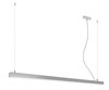 Lampa wisząca PINNE 150 szara 3000K