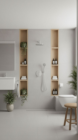 RITTO zestaw natryskowy z 2-funkcyjną podtynkową baterią, rączką natryskową i deszczownicą, chrom