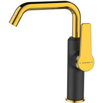 ALANIS bateria umywalkowa stojąca z wylewką L