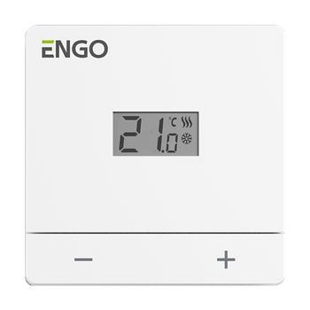 Dobowy, przewodowy regulator temperatury, 230V, biały