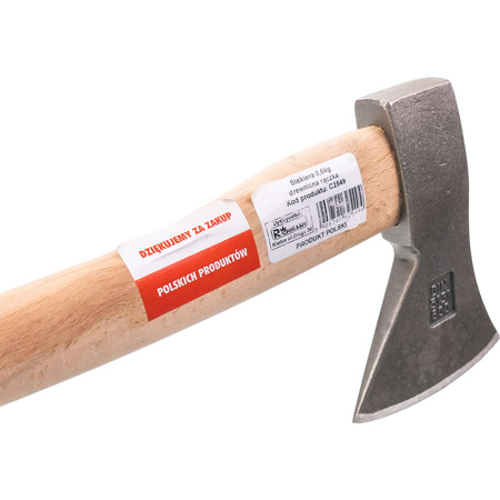 SIEKIERA 0,6 KG DREWNIANA RĄCZKA  PL