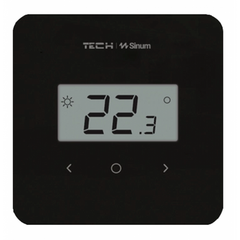 Przewodowy regulator temperatury Sinum R-S2 czarny