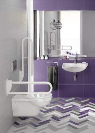 Zestaw WC podtynkowy 6 w 1 biały chrom CDVS6WPW