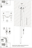 Lampa wisząca PASTELO 3P czarna
