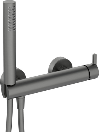 Bateria prysznicowa z zestawem prysznicowym titanium BQS D41M