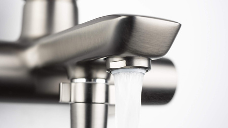 Bateria wannowa ścienna stała titanium Arnika BQA D10N