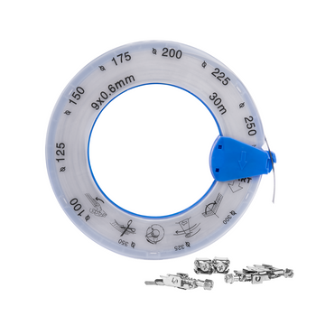 Opaska ślimakowa na rolce W2, rozpinana 30m, PVC box+ 50 zamków